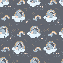 Детский бесшовный паттерн