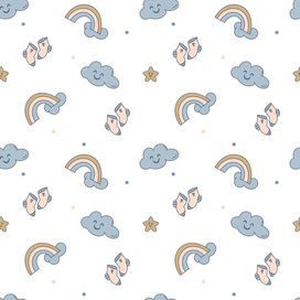 Детский бесшовный паттерн