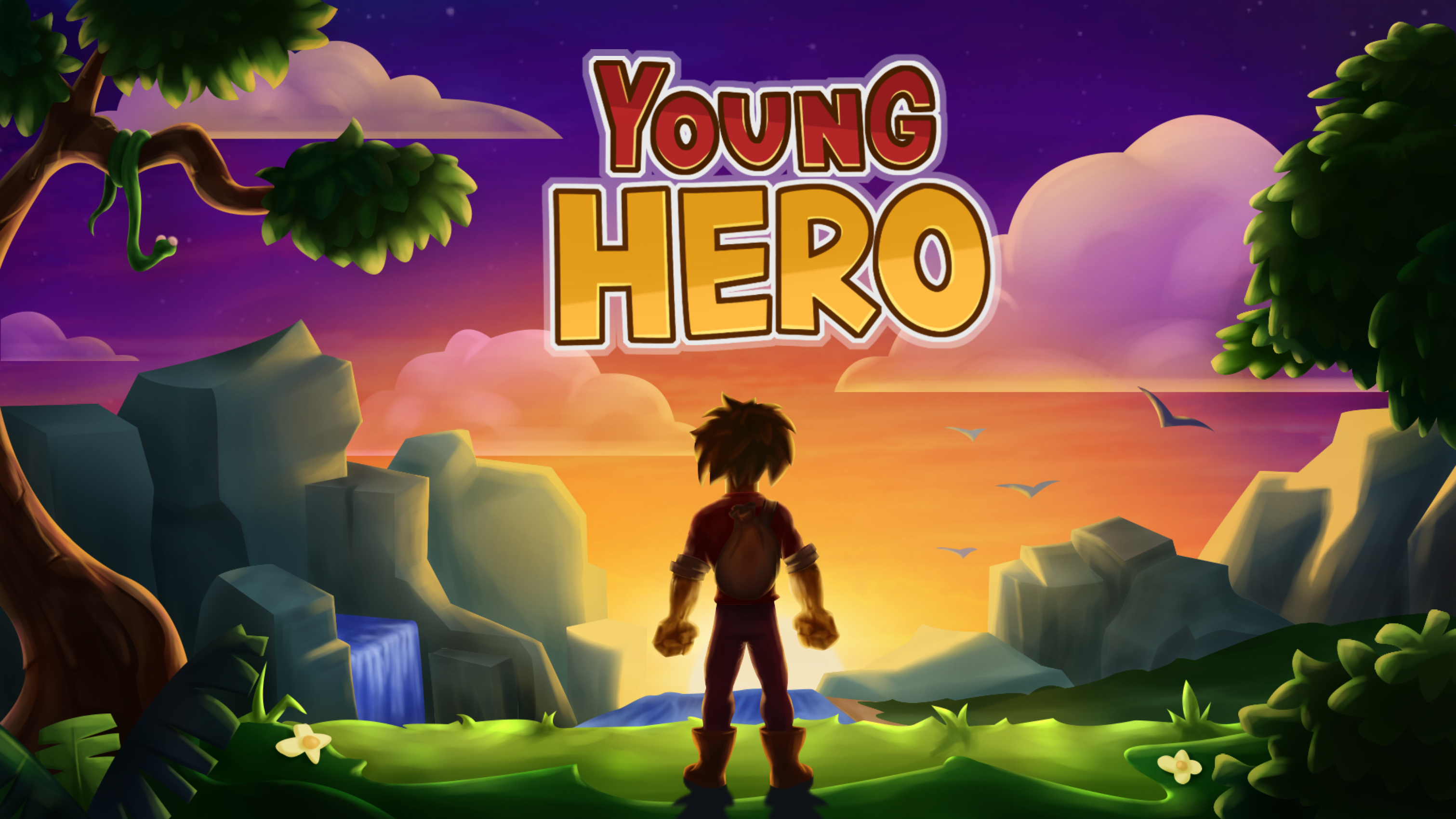 Иллюстрация Young HERO в стиле game dev | Illustrators.ru