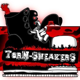 torn sneakers