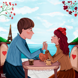 Открытка 14 февраля