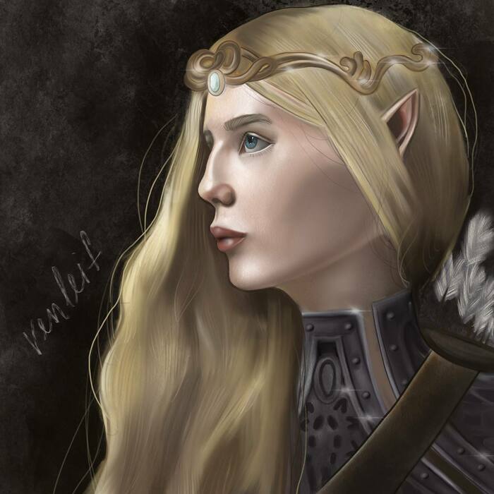 Иллюстрация Эльф в стиле 2d, персонажи | Illustrators.ru