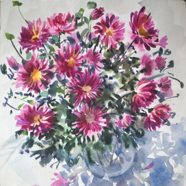 Букет из утреннего сада