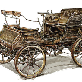 автомобиль Serpollet Type D Vis-a-Vis, 1901