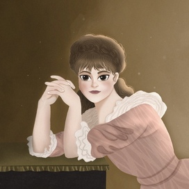 Портрет художницы Марии Башкирцевой