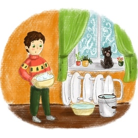 Иллюстрация к стихотворению "Хруст"