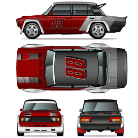 Ливрея гоночной Lada