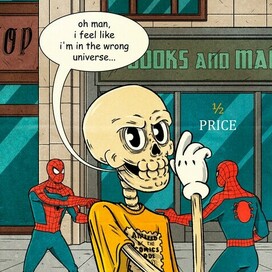 illustration for "The Adventure of Mr.Skull" #3