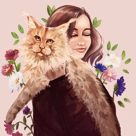 Портрет с котом