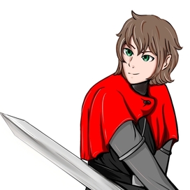 Аниме персонаж с мечом
