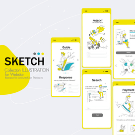  "SKETCH" Collection illustration for Website