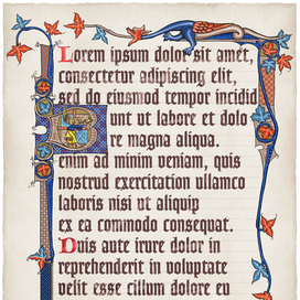 illuminated manuscript 