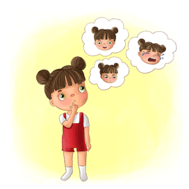 Иллюстрация для книги про детские чувства
