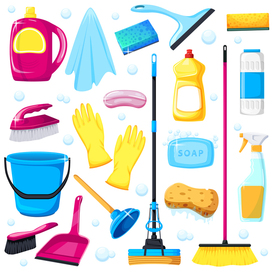 Cleaning tools in vector