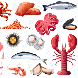 Сет с морепродуктами