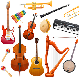 Сет музыкальных инструментов