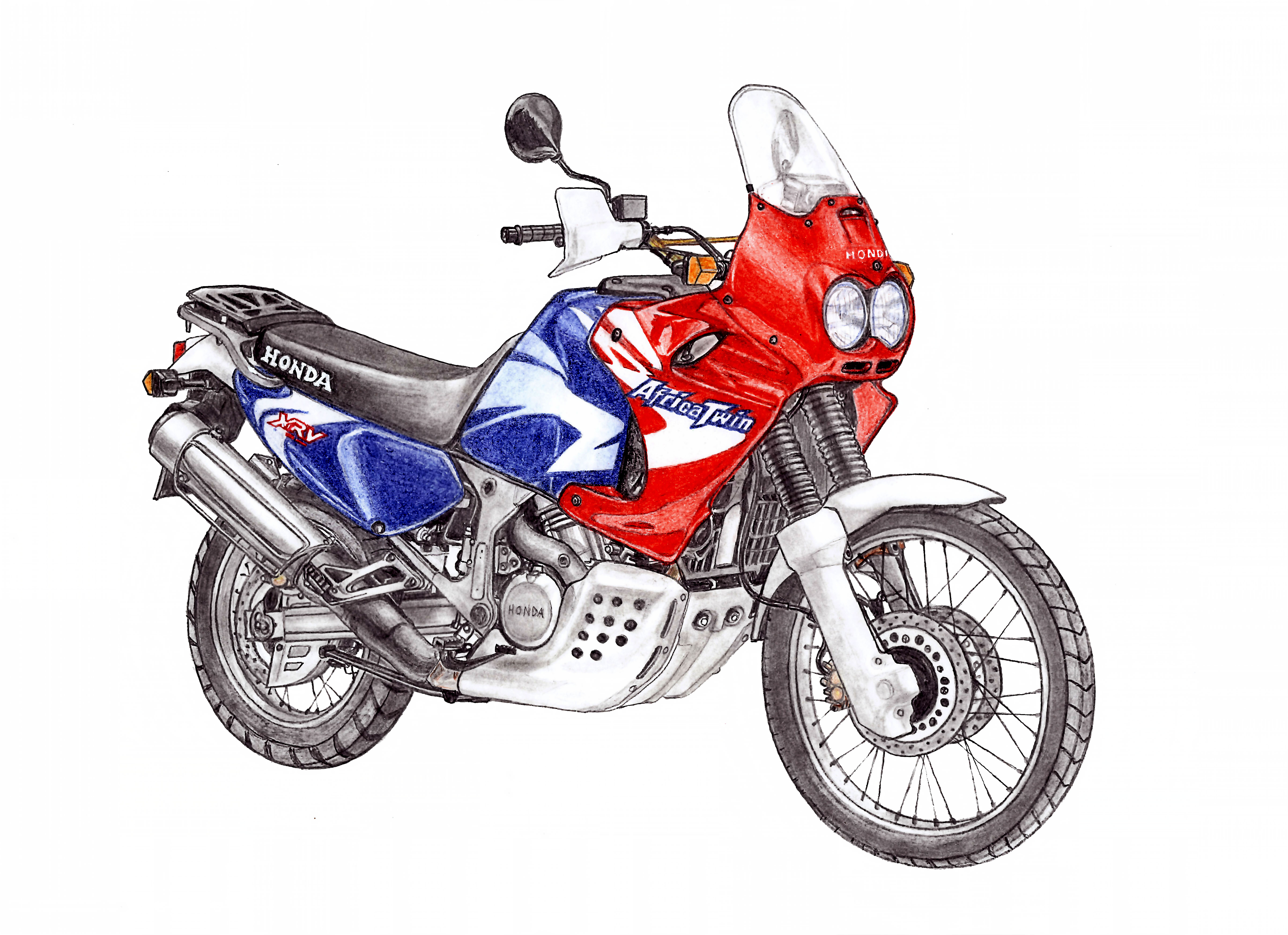 РњРѕС‚РѕС†РёРєР» Honda Africa Twin 750