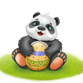 Пасхальный панда 