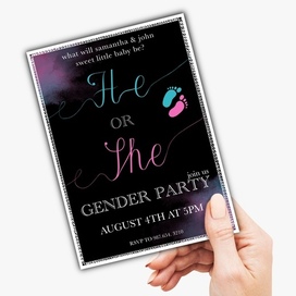 Пригласительное на Gender Party