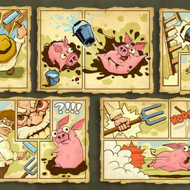 Cartoon-piggy