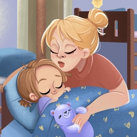 Иллюстрация для детской книги «I LOVE YOUR GUTS»
