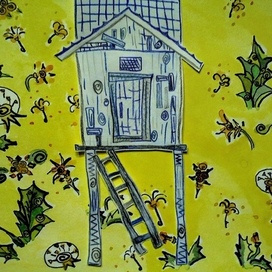 Голубятня на желтой поляне. Крапивин