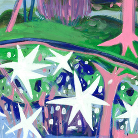 Иллюстрация к авторской книге "Мишка Ландыш и звёздочка с небосклона"