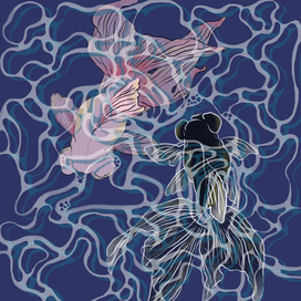 Рыбы в пруду