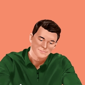 Мужчина за столом