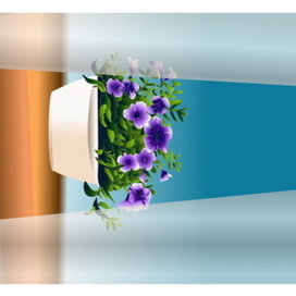  Петуния на подоконнике