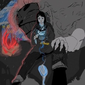 Иллюстрация в стиле манги