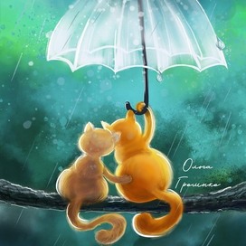 любовь под дождём