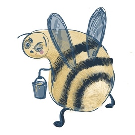 Пчелка. Сбор меда