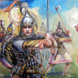 Реконструкция славянских воинов 12-13 века