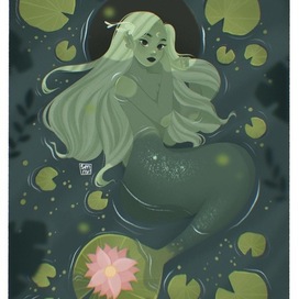 Lotus mermaid 🪷
