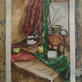 Натюрморт с птицей