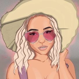 Девушка в шляпе 