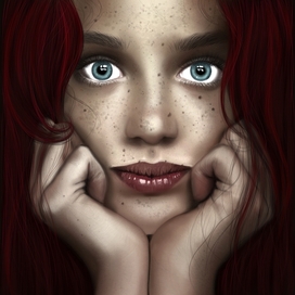 Дама с рыжим волосами 