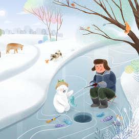 В водах Якутии…