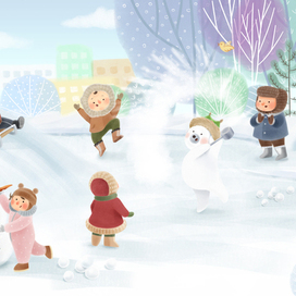 Снежный салют