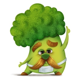Mr. Broccolo | Персонаж для приложения