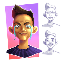 Прослезился