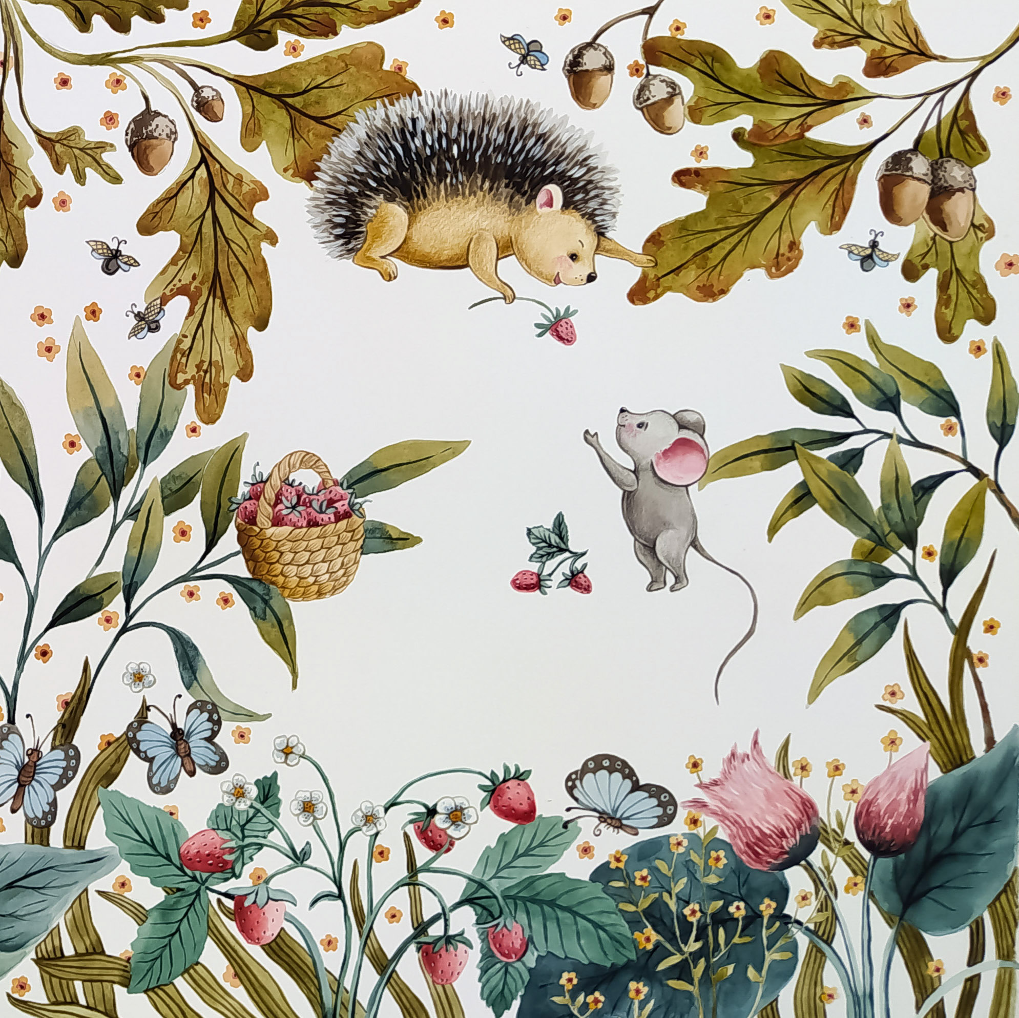 Рисунок для обложки книги "Пуговка и Топотуль"