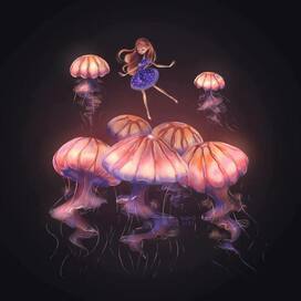 Медуза + Капля дождя 