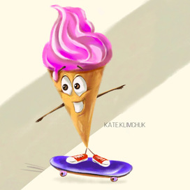 Бренд-персонаж для магазина мороженого