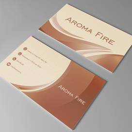 Aroma Fire Business Card