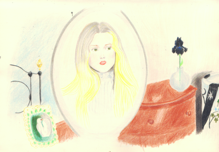 Иллюстрация кадр из фильма "Пикник у Висячей скалы" в