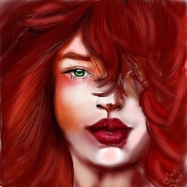 Огненная девушка