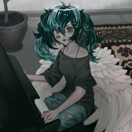 piano angel