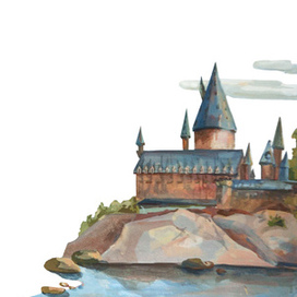 Иллюстрация к произведению Д.Роулинг "Гарри Поттер и филосовский камень"